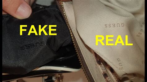 how to spot a fake guess bag|guess handbags examples.